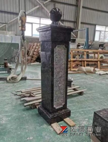 Tan Brown GRanite Balustrade King Post