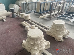 Euro Beige Limestone Columns Top Roman Columns