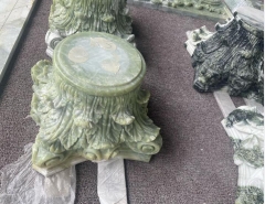 Green Jade Marble Caving For Corinthian Columns Top 240524003