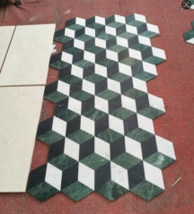 Carrara White Nero Marquina Indian Green Marble Match Together