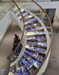 Own Factory Cut Natural Stone Bolivian Blue Steps Stairs