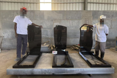Zimbabwe Black Pure Black Granite Monuments Made in Local