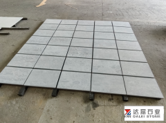 Moonlight Grey Marble Ace Wash and Brush Tumble Tiles