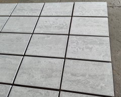 Moonlight Grey Marble Ace Wash and Brush Tumble Tiles