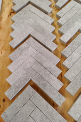 Moonlight Grey Marble Tumble and Ace Wash Brush finsih way