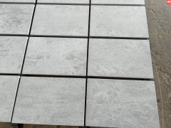 Moonlight Grey Marble Ace Wash and Brush Tumble Tiles