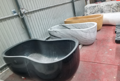 Nero Marquina Panda WHite Marble Travertine Bathtub Natural