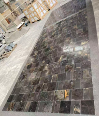Grey Black Golden Color Limestone Leather and Tumble Finish Floor Tiles
