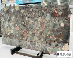 Green Colorful Granite Marble Stone Artist Special Surface Looks