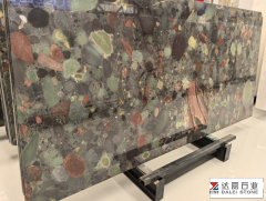 Green Colorful Granite Marble Stone Artist Special Surface Looks