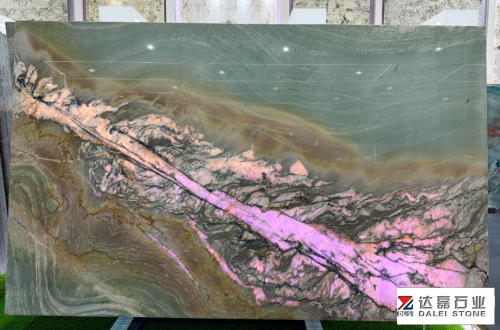 Blue Crystal Natural Quartzite Stone Brazil Kitchen Countertops