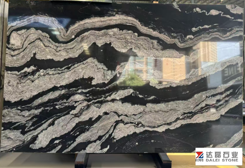 Cosmic Black Granite Big Slabs Dalei Stone Good Price