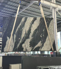 Cosmic Black Granite Big Slabs Dalei Stone Good Price