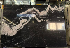 Cosmic Black Granite Big Slabs Dalei Stone Good Price