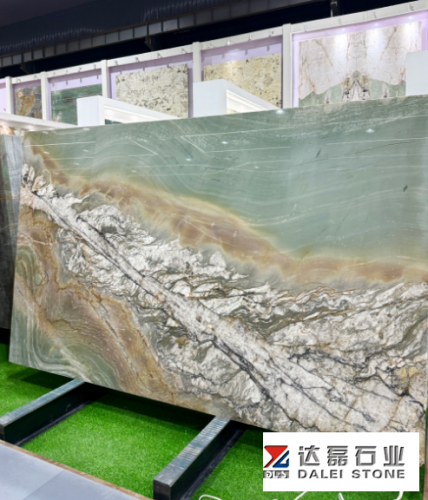 Blue Crystal Natural Quartzite Stone Brazil Kitchen Countertops