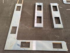 Blue Crystal Natural Quartzite Stone Brazil Kitchen Countertops