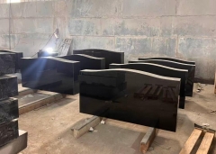 Abosutly Black Headstone Afrian Black Zimbabawe Black Headstone