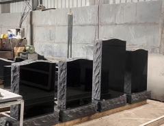 Abosutly Black Headstone Afrian Black Zimbabawe Black Headstone