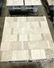Beige Limestone Tumble Finish Way Floor tiles