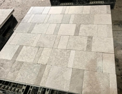Beige Limestone Tumble Finish Way Floor tiles