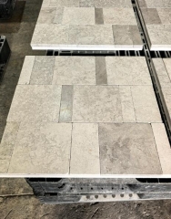 Beige Limestone Tumble Finish Way Floor tiles