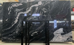 China Local Granite Cosmic Black Granite Big Slabs Polished
