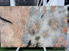 Brazil Natural Quartize Slabs Pink Marble Big Slabs