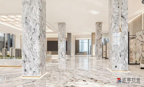 Silver Grey Granite Big Slabs Floor Tiles Polished