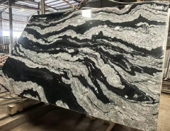 China Local Granite Cosmic Black Granite Big Slabs Polished