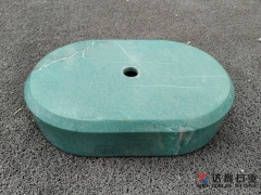Oval Amazon Green Marble Vessel Sink Luxury Bathroom Decor