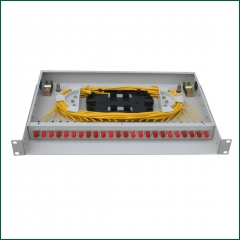 24 porta de distribuição óptica armação de rack montagem odf