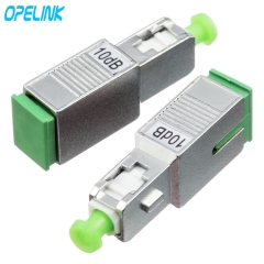 Atenuador de fibra óptica fijo enchufable