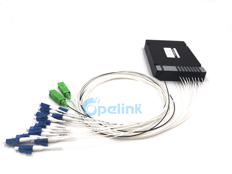 15CH Mux/Demux Optical CWDM Module, ABS Box LC/UPC