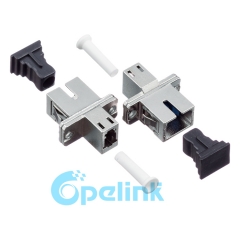 LC-SC metálico Rectangular Simplex Singlemode adaptador de fibra óptica S1