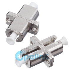 LC-LC metálico Rectangular Simplex Singlemode adaptador de fibra óptica S1