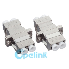 LC-LC Metal Duplex Singlemode adaptador de fibra óptica S2