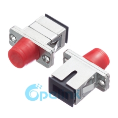 SC-FC Metal Simplex Singlemode adaptador de fibra óptica