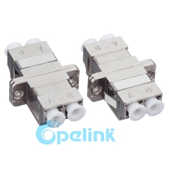 LC-LC Metal Duplex Singlemode adaptador de fibra óptica S2