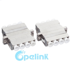 LC-LC Metal cuatro núcleo Singlemode adaptador de fibra óptica S1