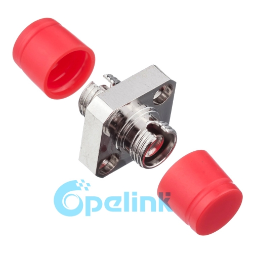 FC-FC Metal Square Simplex Singlemode Fiber Optic Adapter