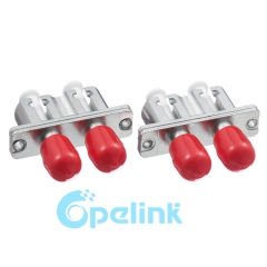 LC-ST Metal Duplex Singlemode adaptador de fibra óptica