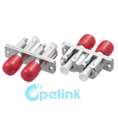 LC-ST Metal Duplex Singlemode adaptador de fibra óptica