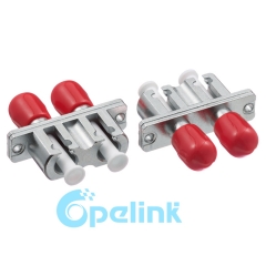 LC-ST Metal Duplex Singlemode adaptador de fibra óptica