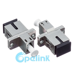 LC-SC metálico Rectangular Simplex Singlemode adaptador de fibra óptica S1