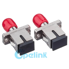 SC-ST Metal Simplex Singlemode adaptador de fibra óptica
