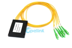 1X4 Оптический Сплиттер, SC/APC пластик ABS коробка волоконно-оптический PLC сплиттер