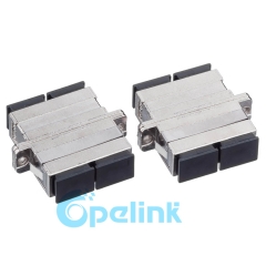 SC Metal Duplex Singlemode adaptador de fibra óptica