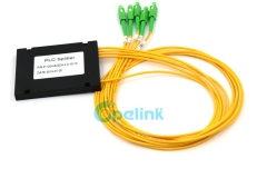 1X4 Оптический Сплиттер, SC/APC пластик ABS коробка волоконно-оптический PLC сплиттер
