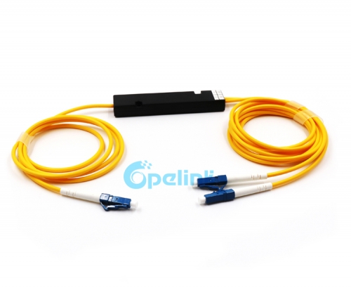 1 X2 FBT divisor, caja de plástico LC/PC FBT divisor óptico