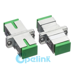 SC/APC Metal Simplex fibra óptica adaptador